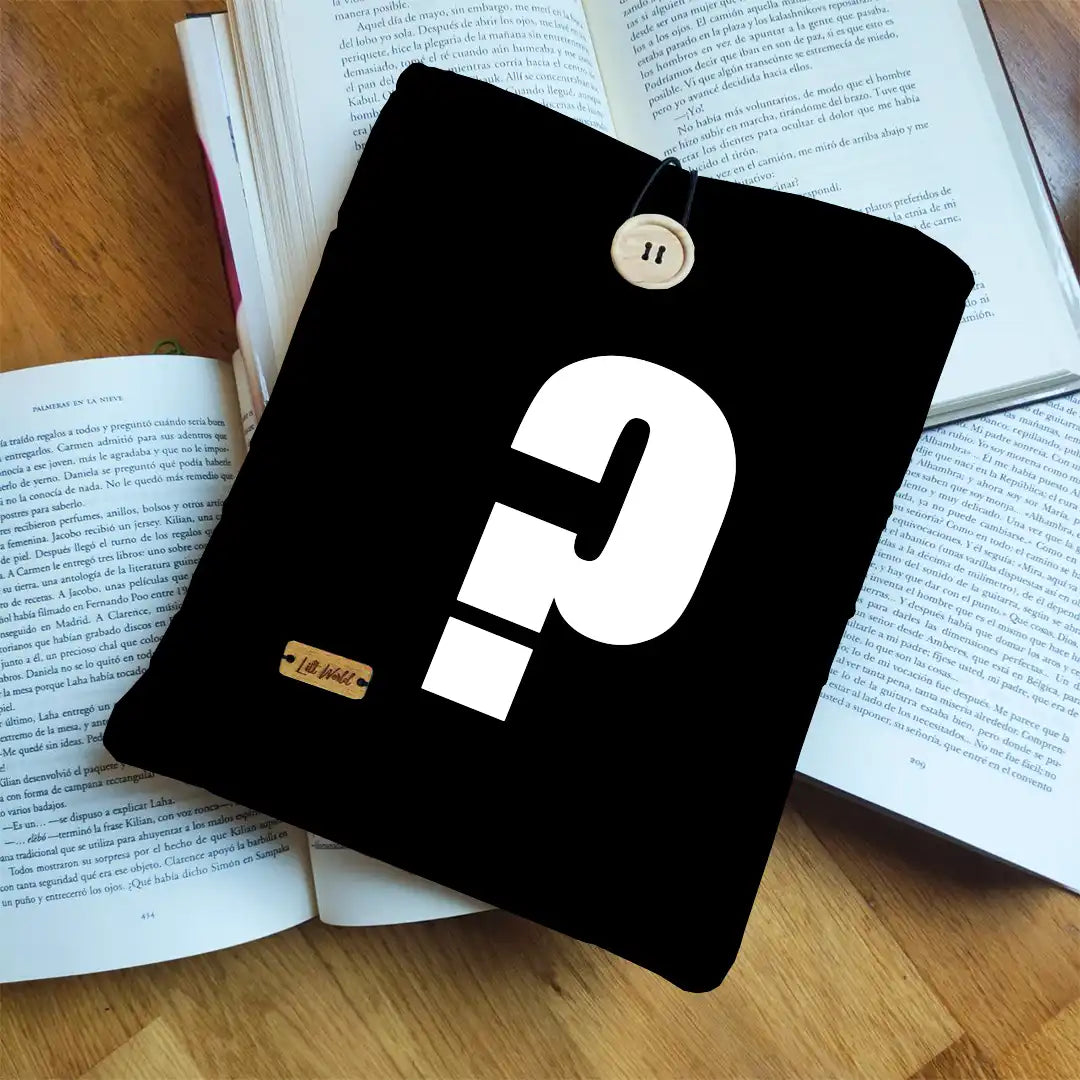 funda de tela personalizada para libro