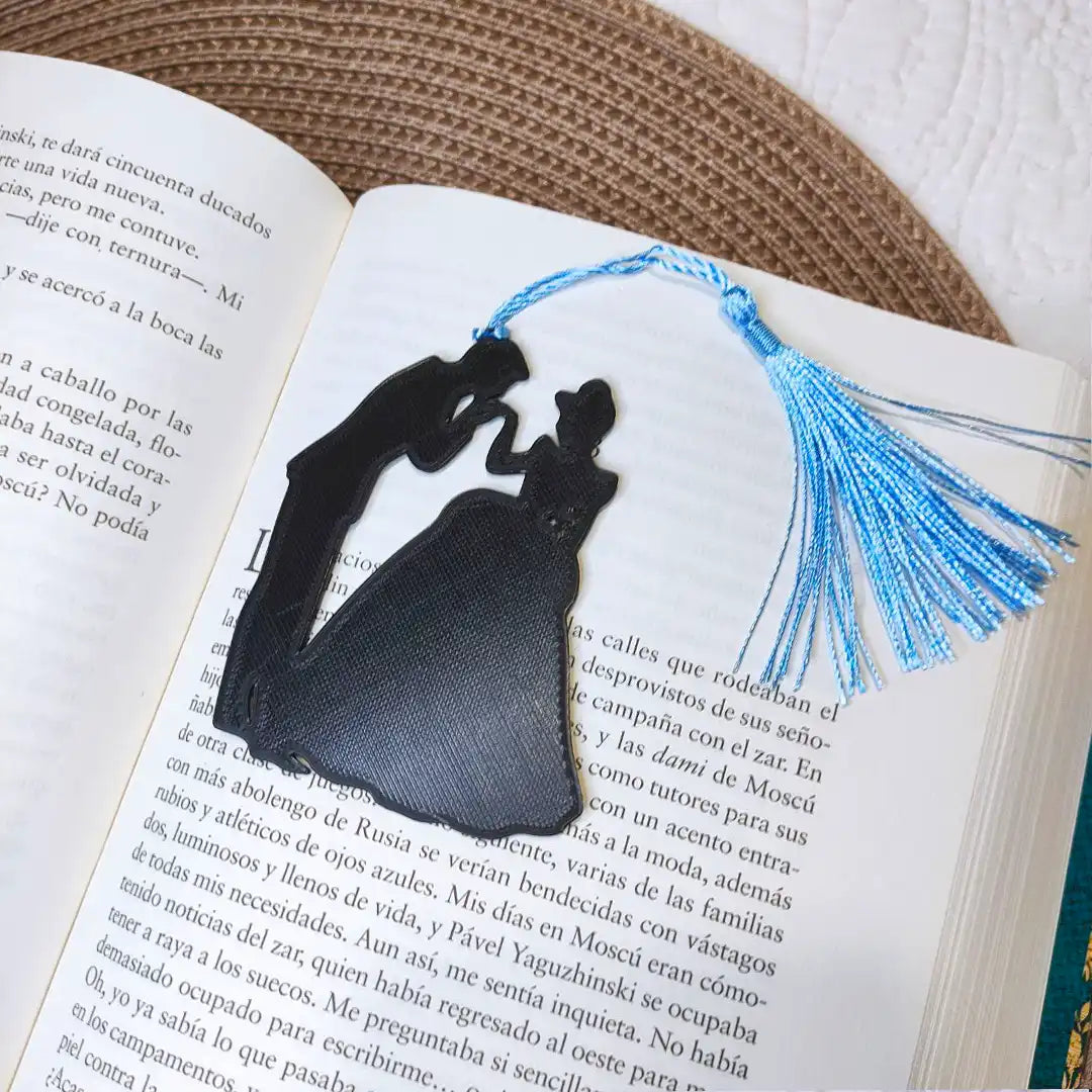 Marcapáginas para libro de la cenicienta con el príncipe
