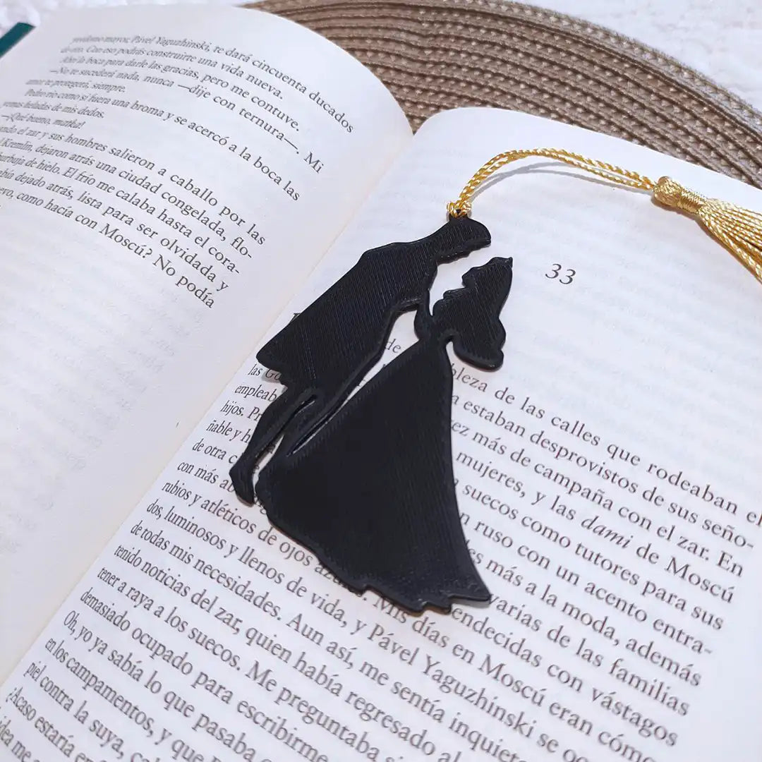 Marcapáginas para libro de la bella durmiente