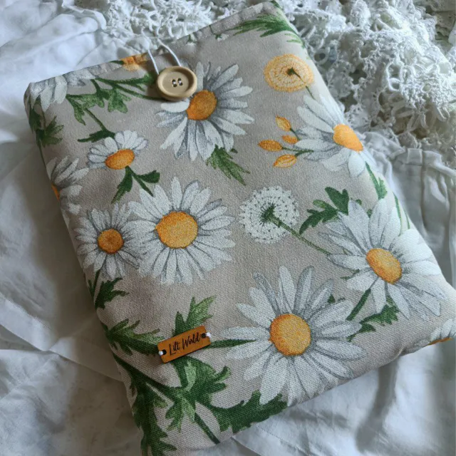 Funda con margaritas para Kindle o libro tamaño estándar