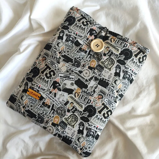Funda de tela acolchada suave para libro y kindle Taylor III, de la cantante Taylor Swift