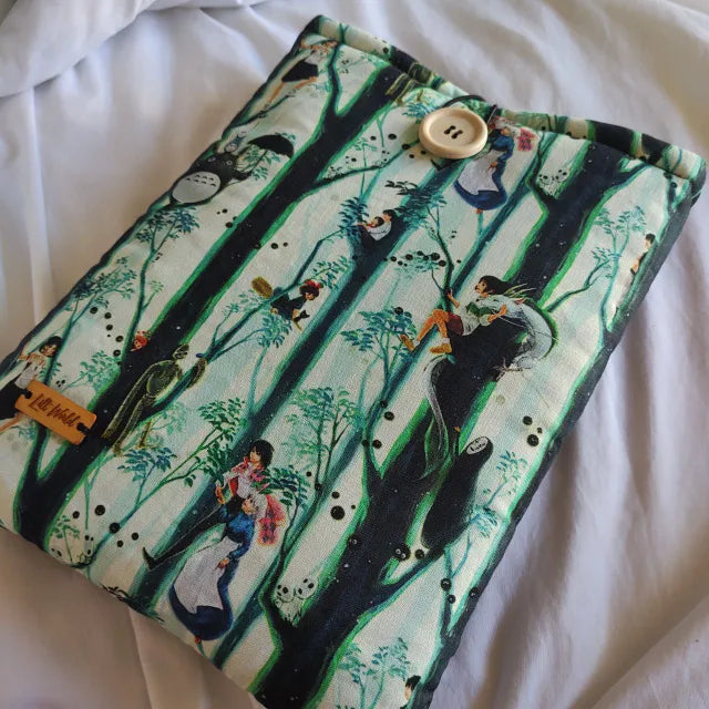 Funda para libro y Kindle con personajes de Studio Ghibli - Diseño exclusivo para fans del anime