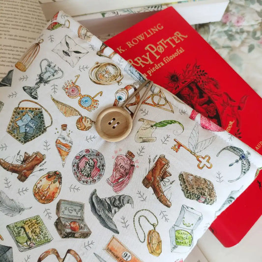 funda de tela para libros de Harry Potter
