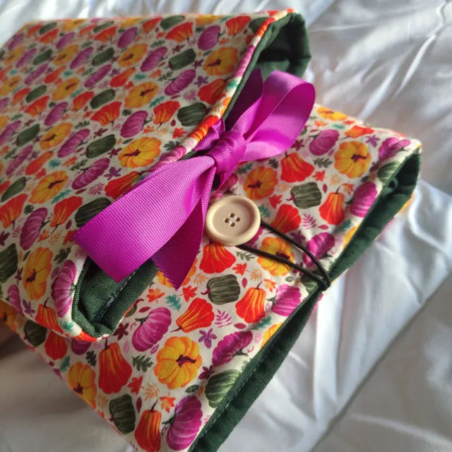 funda calabazas con botón o lazo marca lilt world