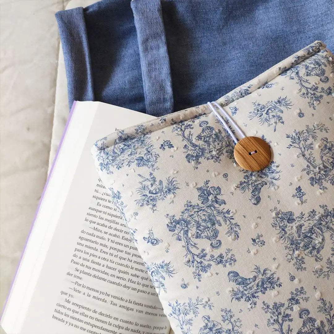 Funda acolchada de tela para libro Provenza, de Lilt World Shop