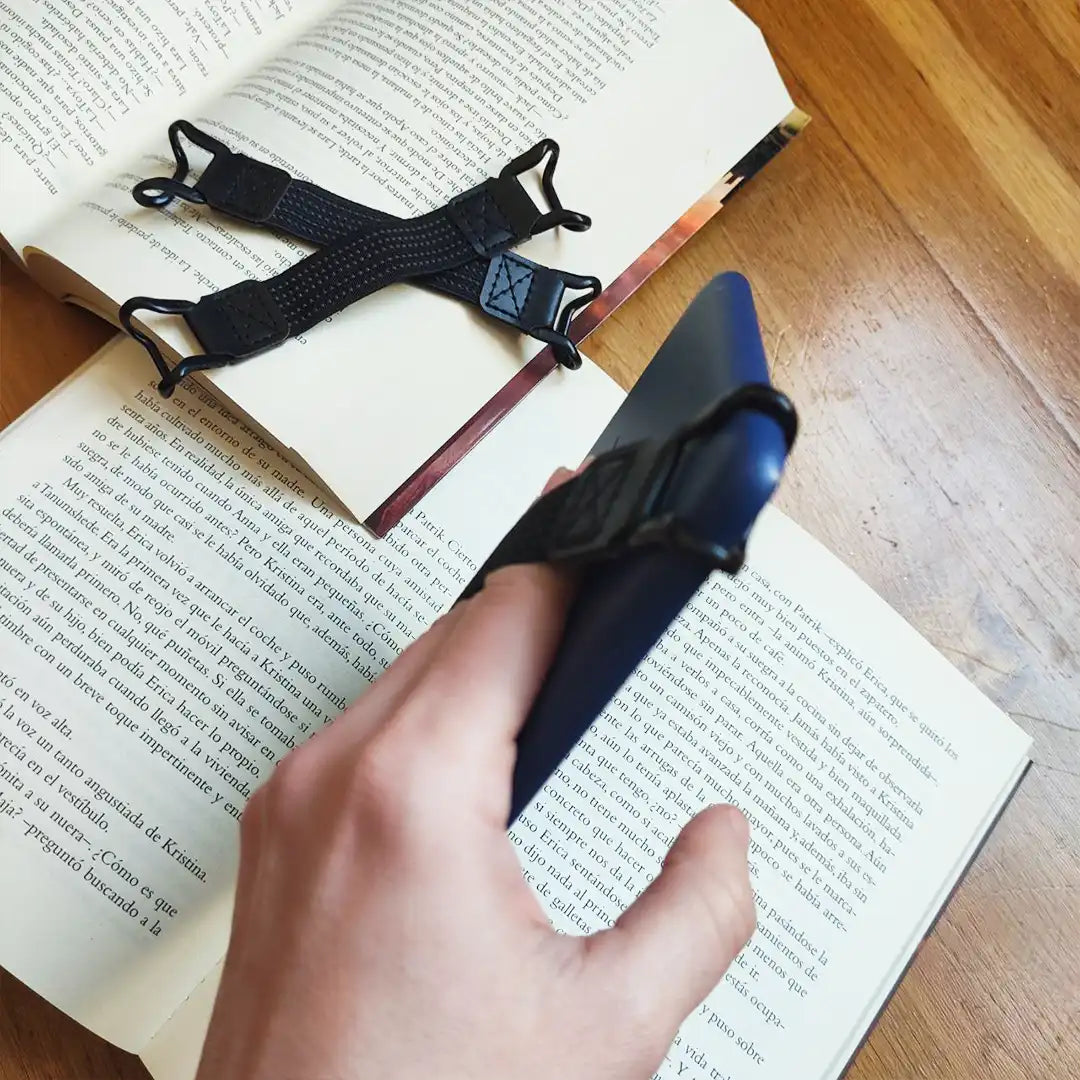 Sujeta Ebook, banda elástica para sujetar tu libro electrónico