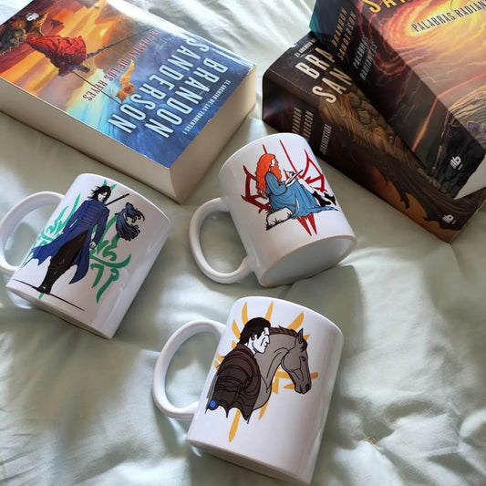 colección de tazas del Cosmere