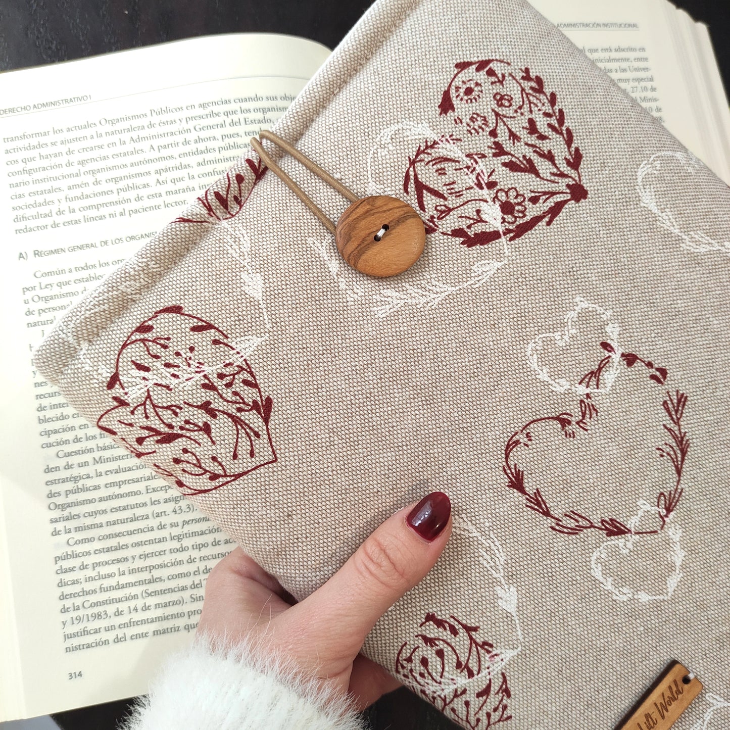 Funda para libro: Corazón de Invierno