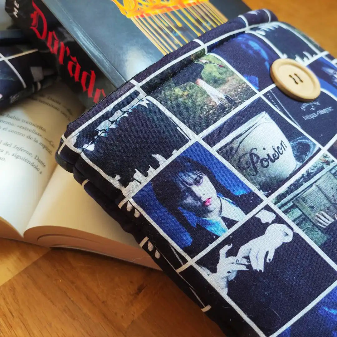 Funda de tela para libros de Netflix, serie Miércoles, de Lilt World Shop