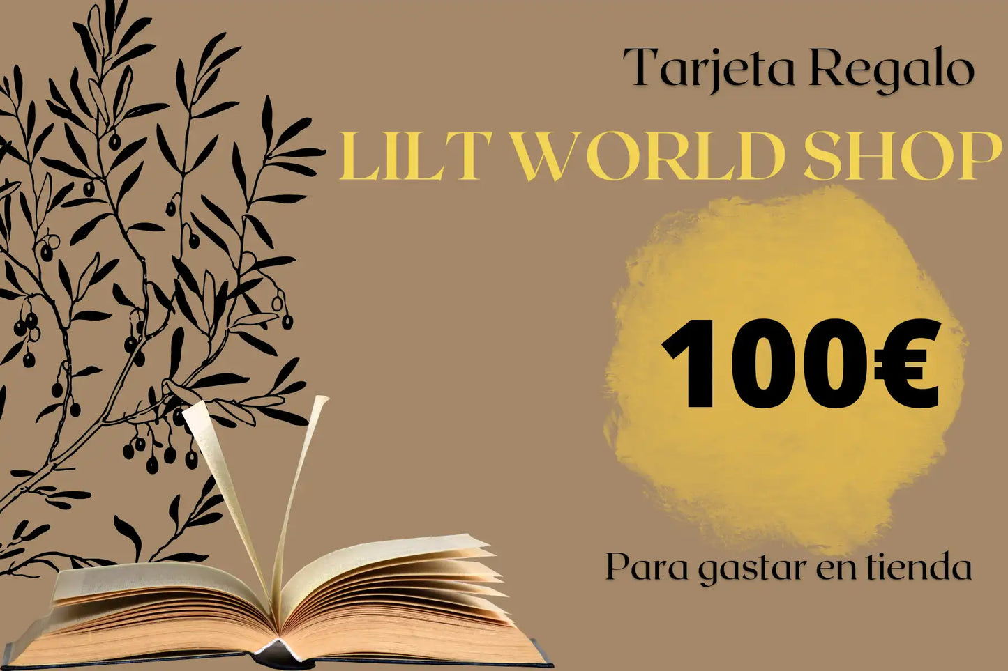 Tarjeta Regalo 100 eur Lilt World Shop