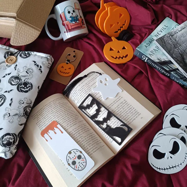 caja literaria de terror para regalo de halloween