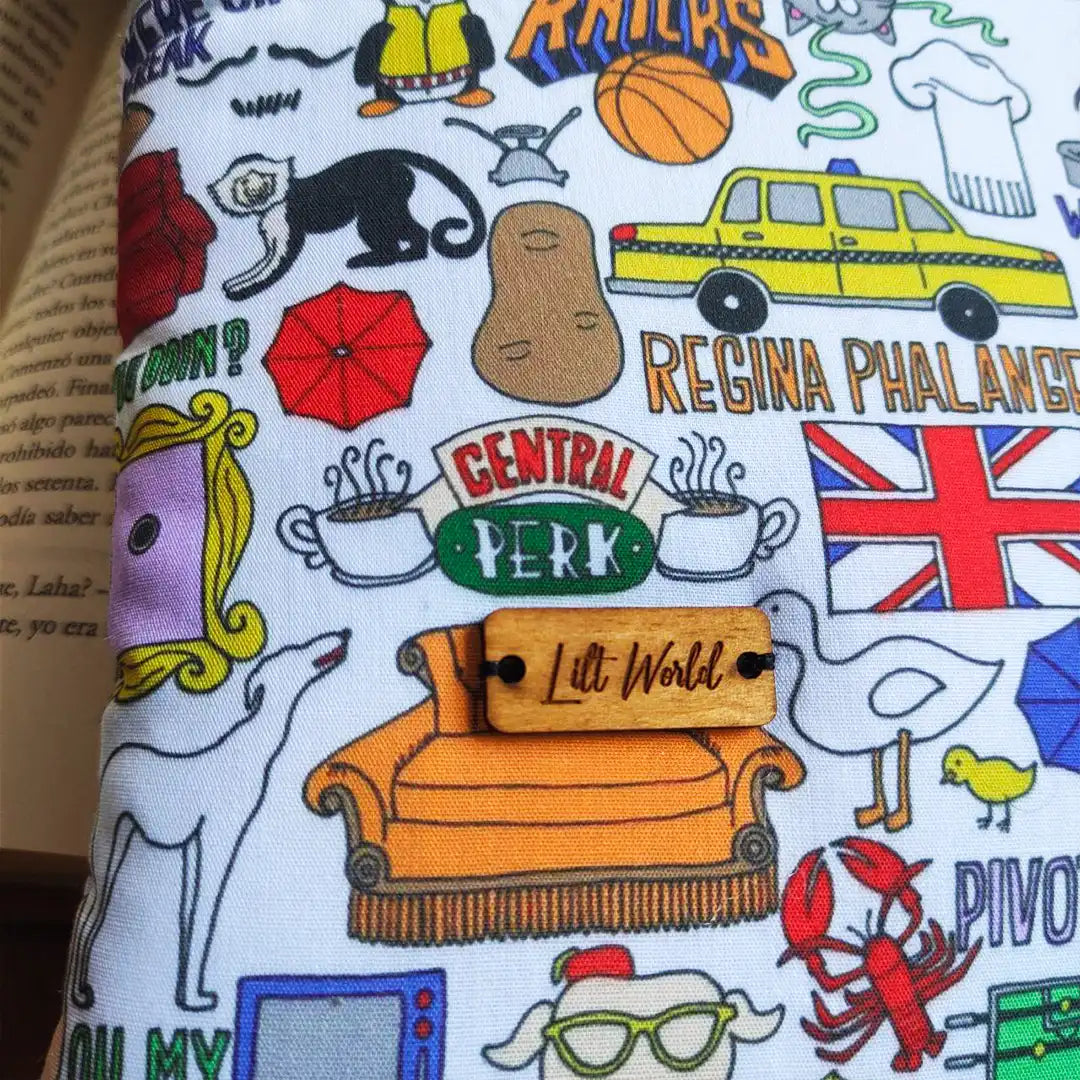 funda para libros central perk