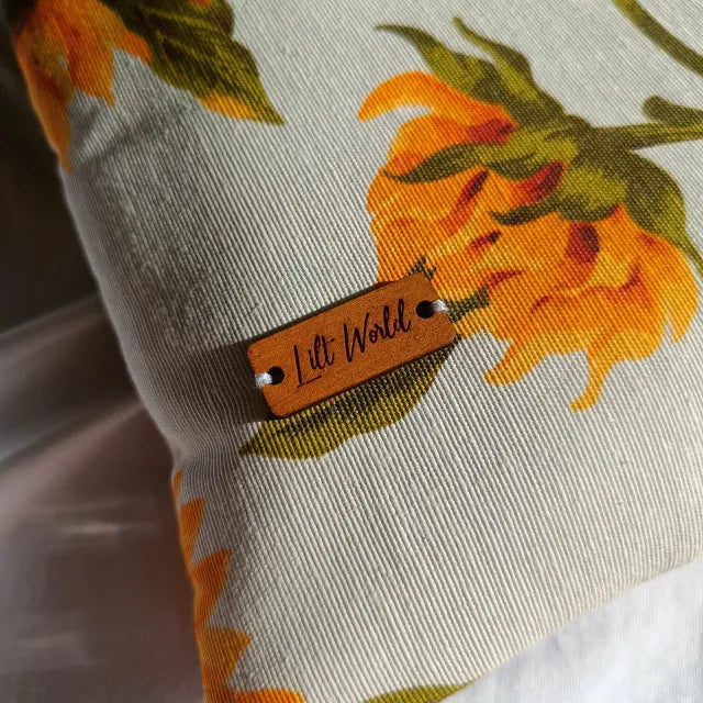 Funda acolchada para Kindle con estampado floral de girasoles