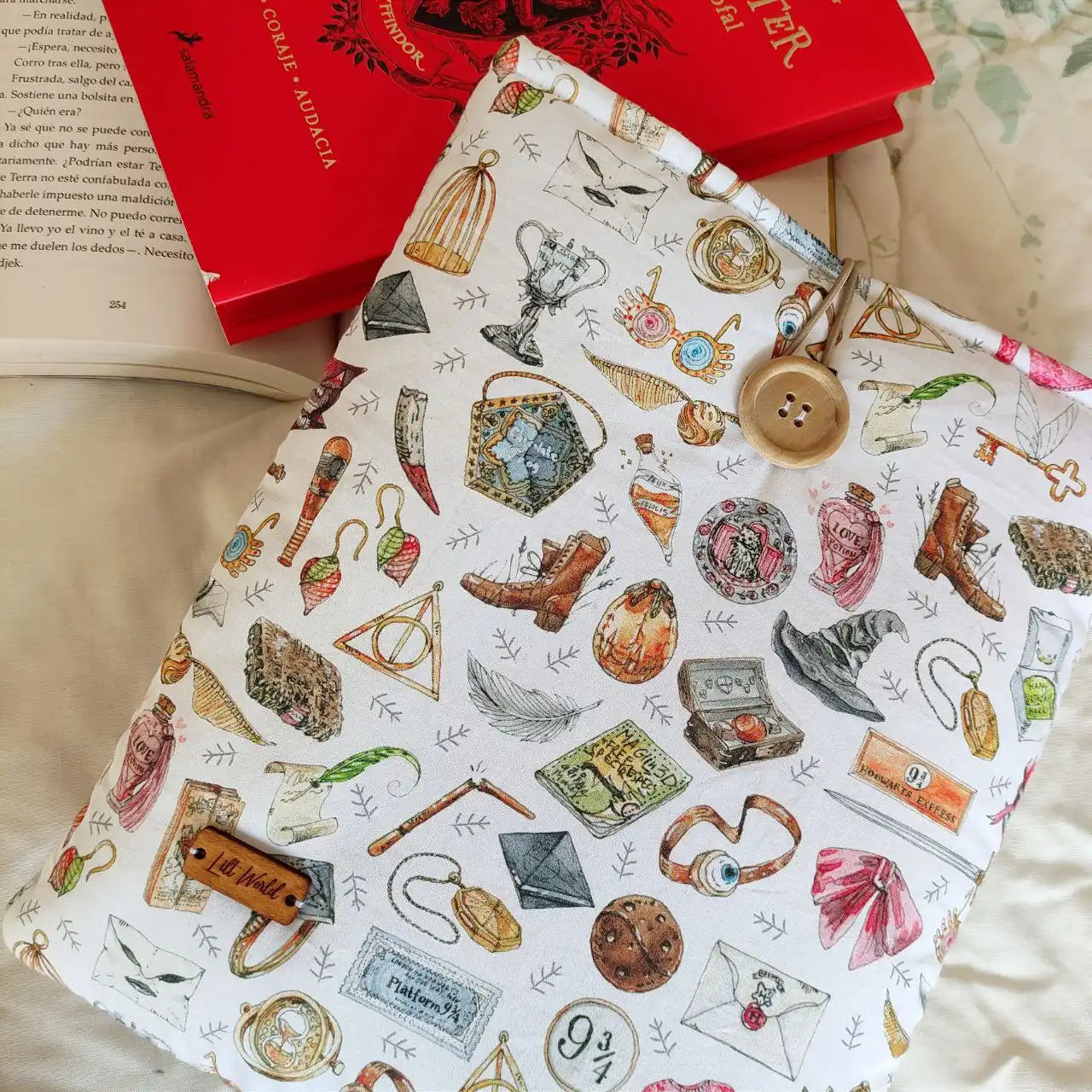 Funda para ebook artesanal, acolchada y duradera