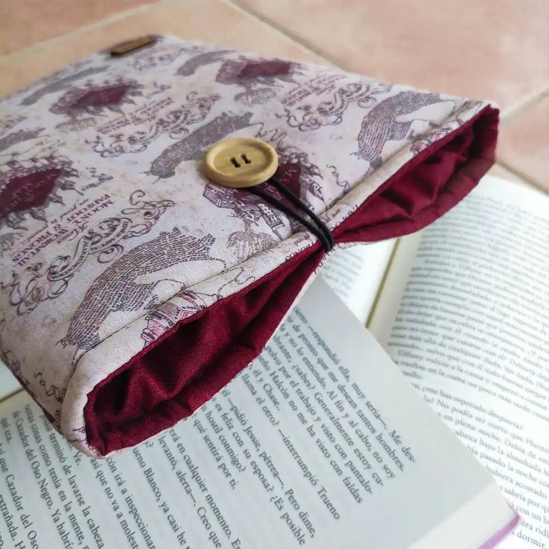 Funda protectora para ebook con exterior e interior de algodón