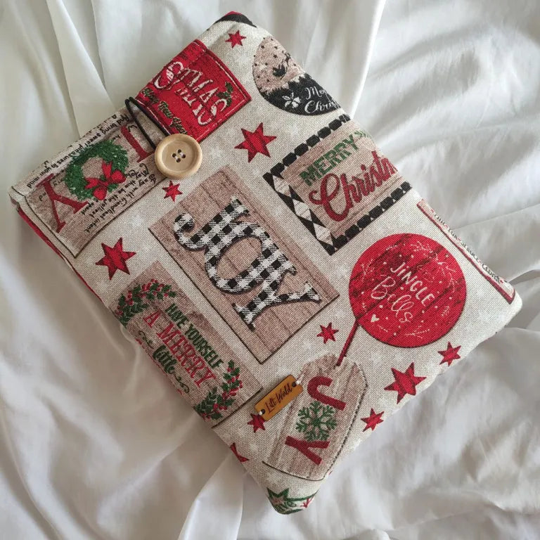 funda de libro joy xmas de navidad
