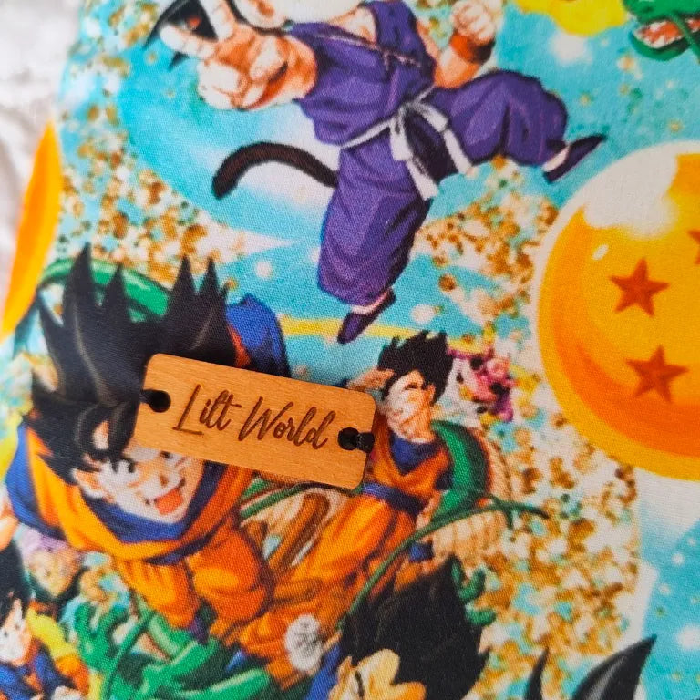 funda para libro y kindle diseño anime dragon ball colorido