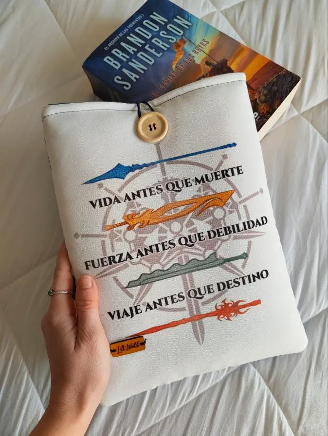 funda para libro y kindle con diseño de ideales radiantes