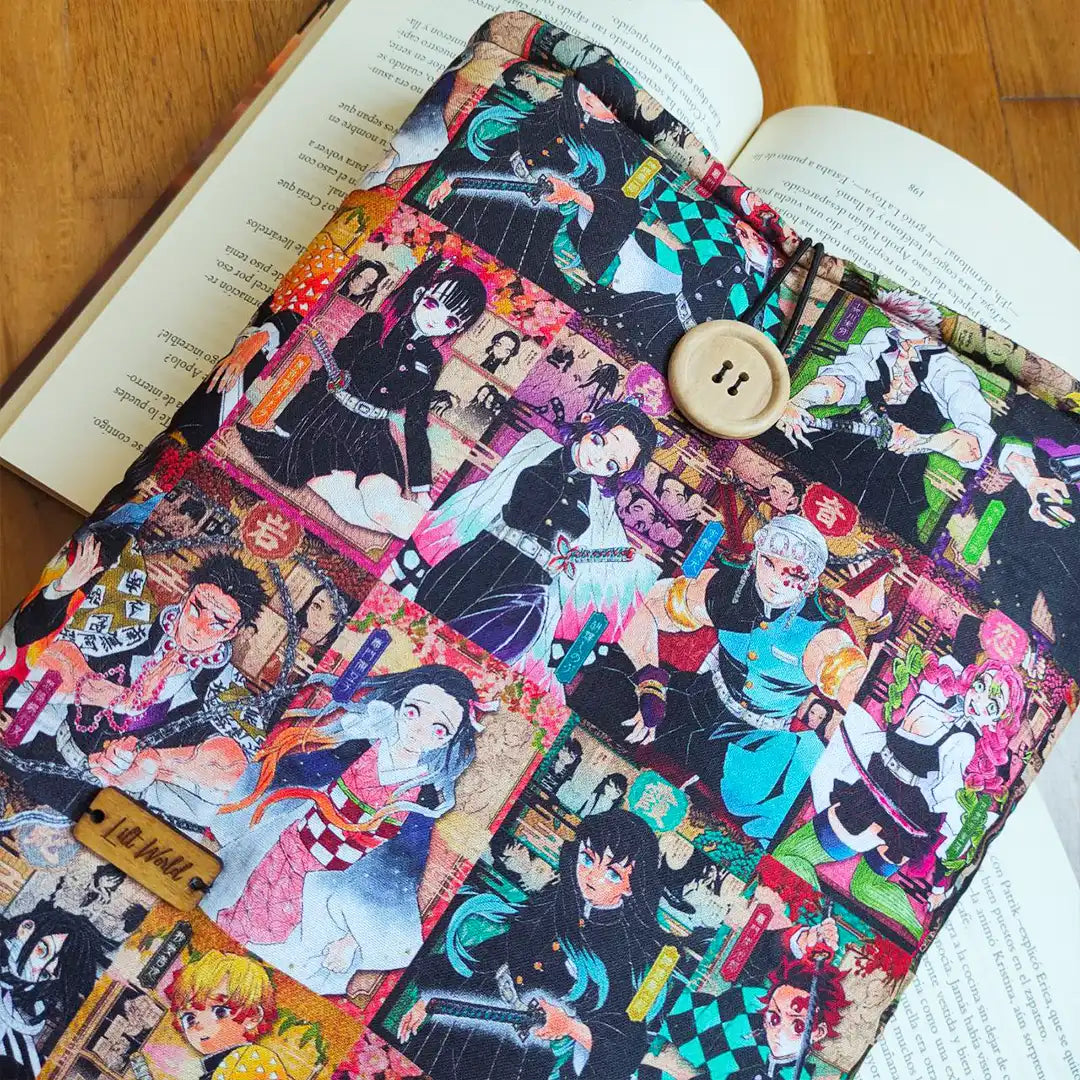 Funda para kindle de anime kimetsu no yaiba o demon slayer