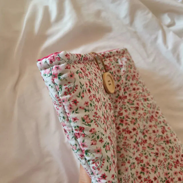 lateral de la funda de tela para libro Lierre