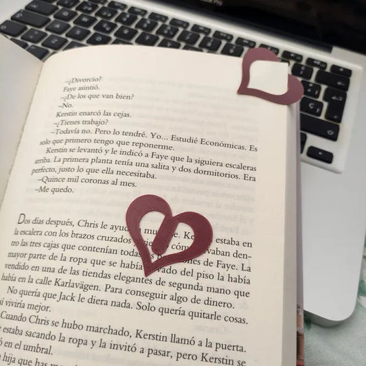 Regalo perfecto para San Valentín – Marcapáginas romántico para libros de novela spicy