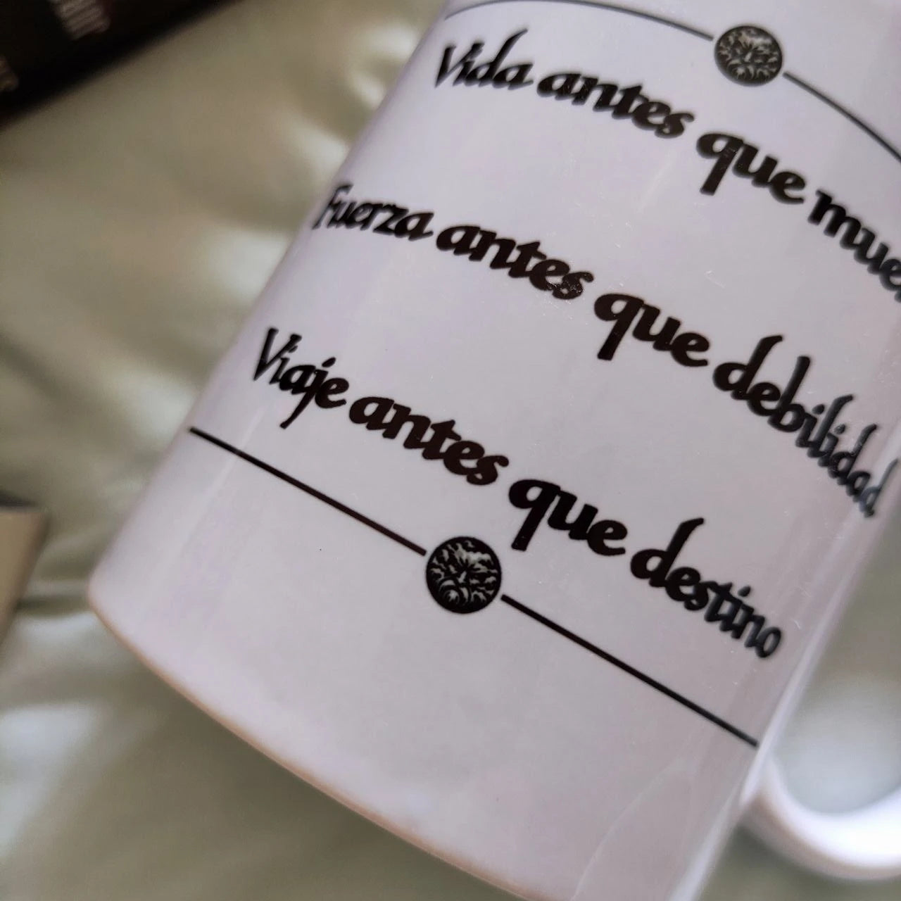 Parte trasera de la taza de Dalinar Kholin Vida antes que muerte