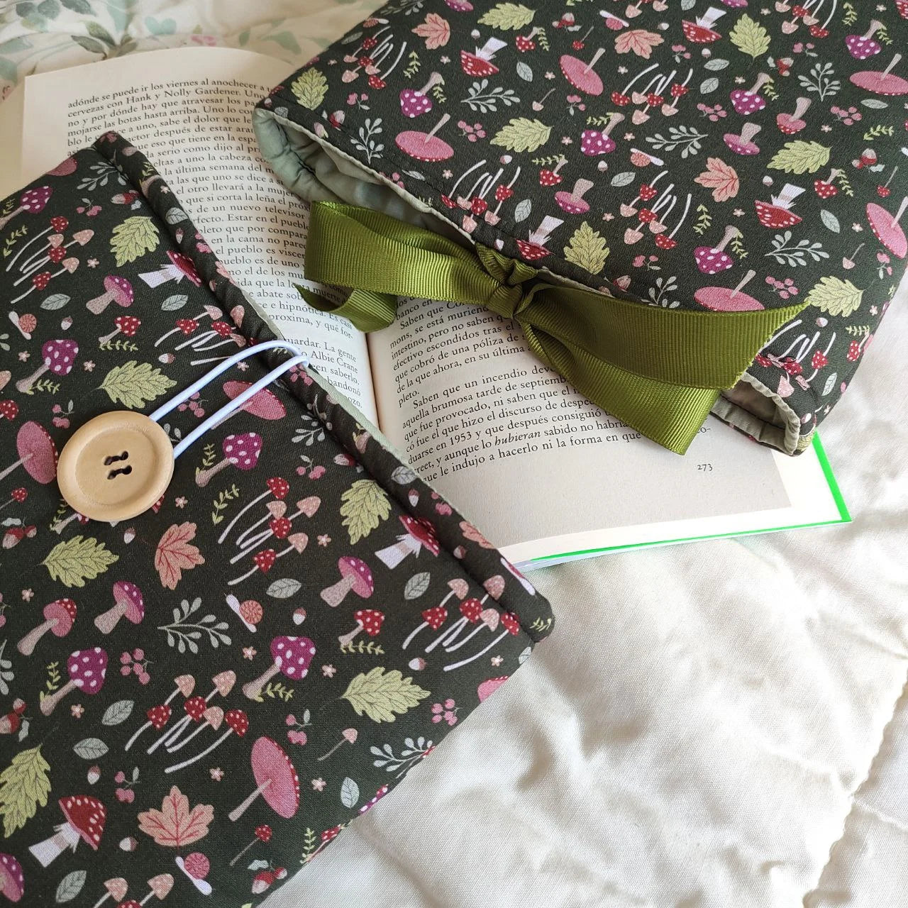 funda para libro floral elara