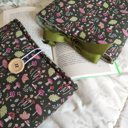 funda para libro floral elara