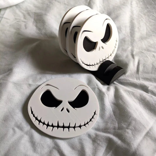 Set de posavasos de Jack Skellington, Merchandising de Pesadilla antes de Navidad y un regalo ideal para lector