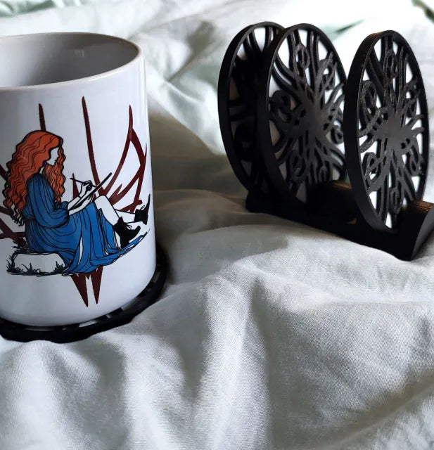 Merchandising de Patrón y Shallan, posavasos Archivo de las Tormentas.
