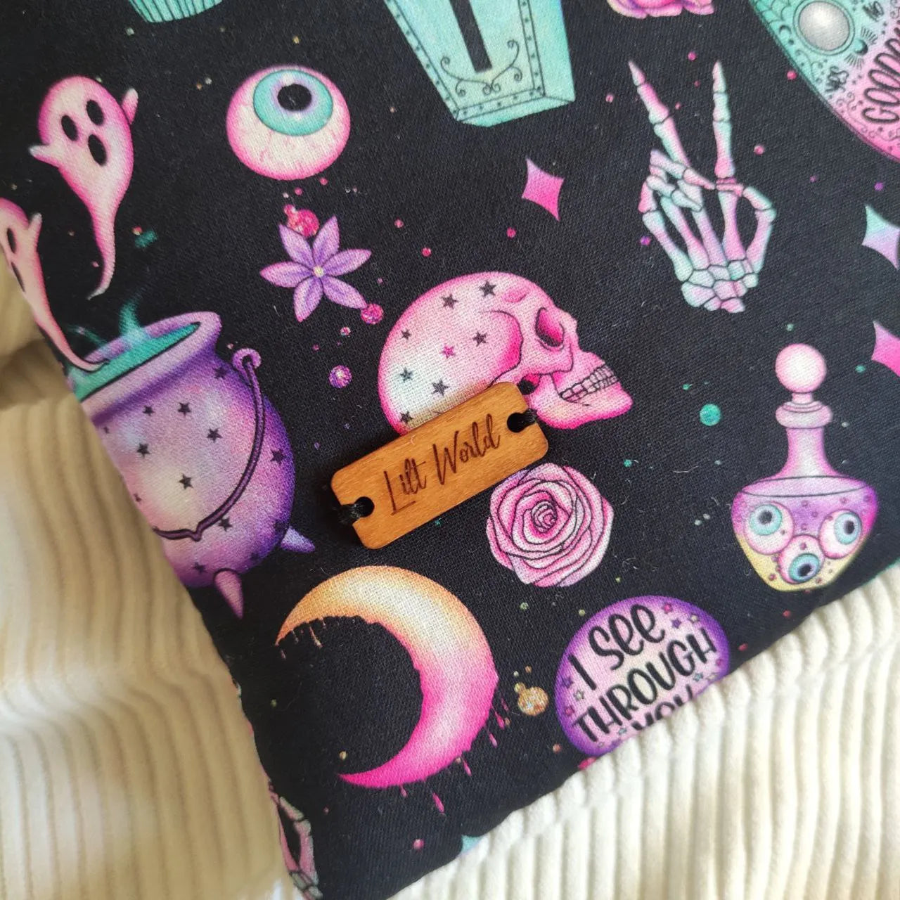 Funda de tela para libro o kindle PinkyWeen marca lilt world